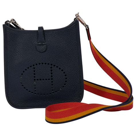 hermes crossbody with blue strap